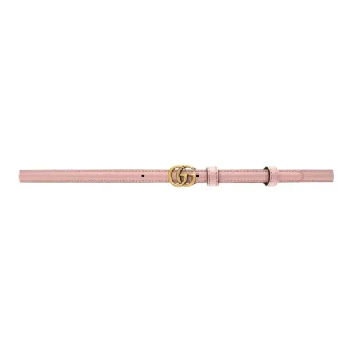 GUCCI Leather Belts Women's Pink