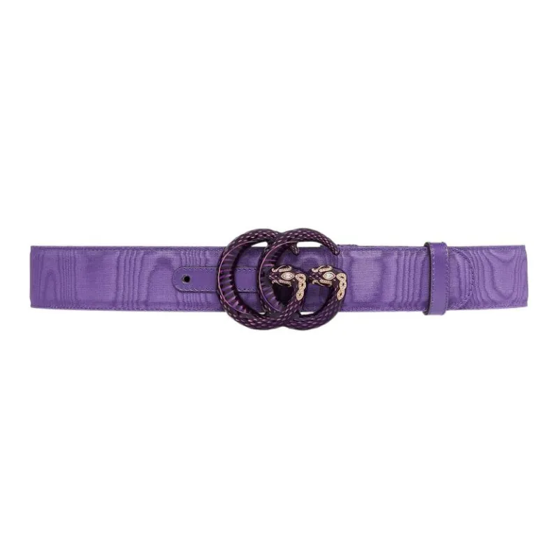GUCCI Fashion Casual GG Smooth Buckle Unisex Width 4cm-0