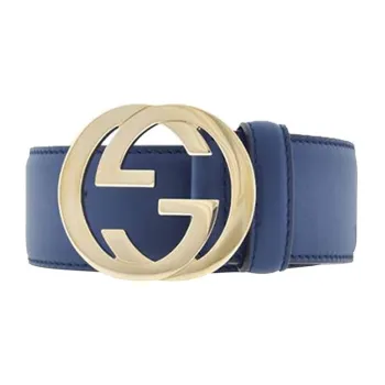 GUCCI Fashion Elegant Elegance Leather Belts Women's Width  3.8cm