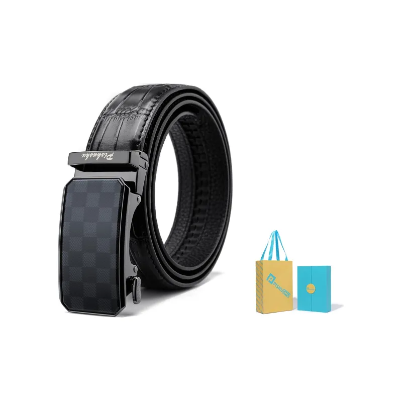 PISHUSHU Leather Belts Men-32