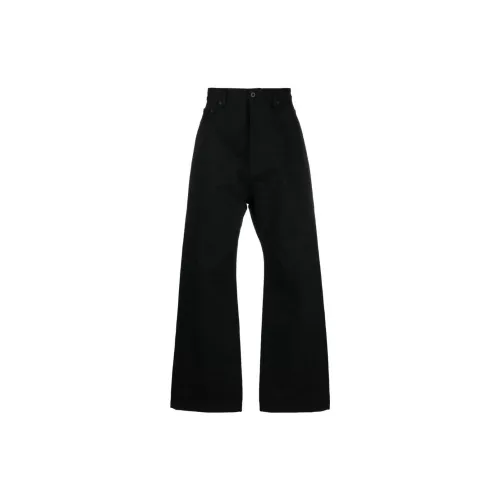 RICK OWENS Jeans Men Black