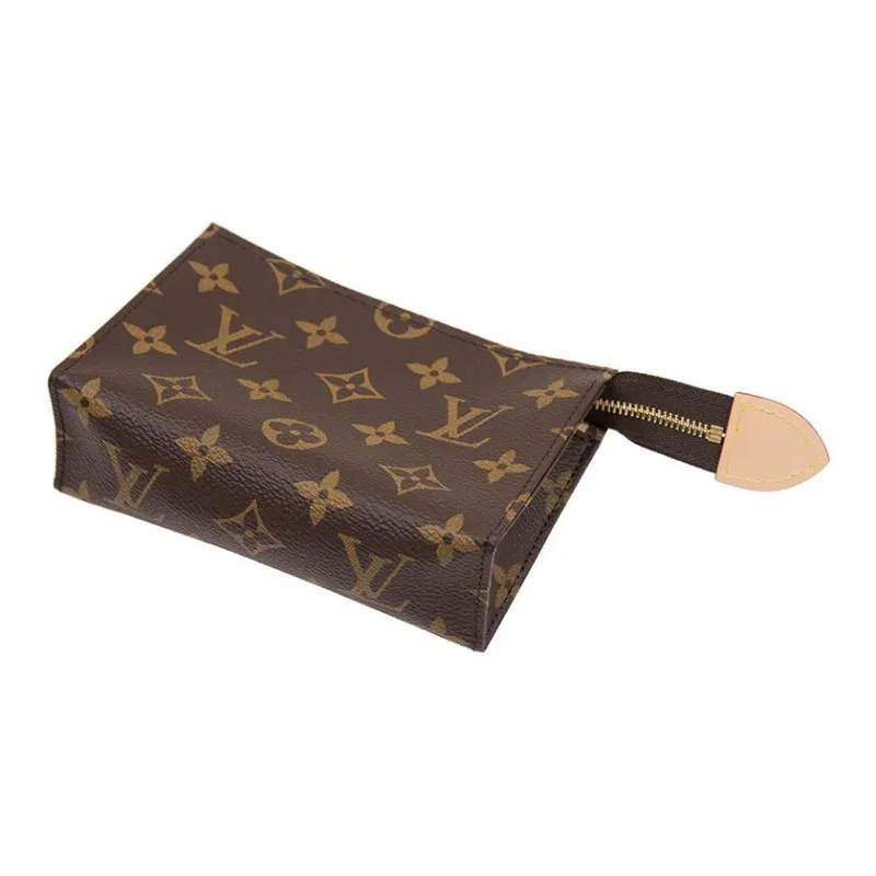 LOUIS VUITTON Toiletry Pouch 15 Monogram Brown-4