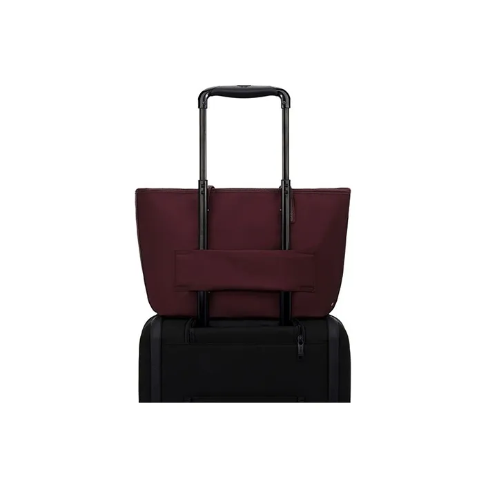 TUMI Voyageur Nylon Tote Bag Shopping Bag Shoulder Bag Handbag Small Size Women's Burgundy-4