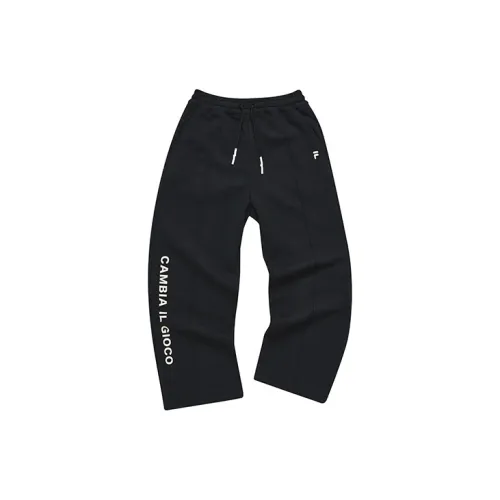 FILA FUSION BASEBALL Series Casual Pants Women's Jet Black