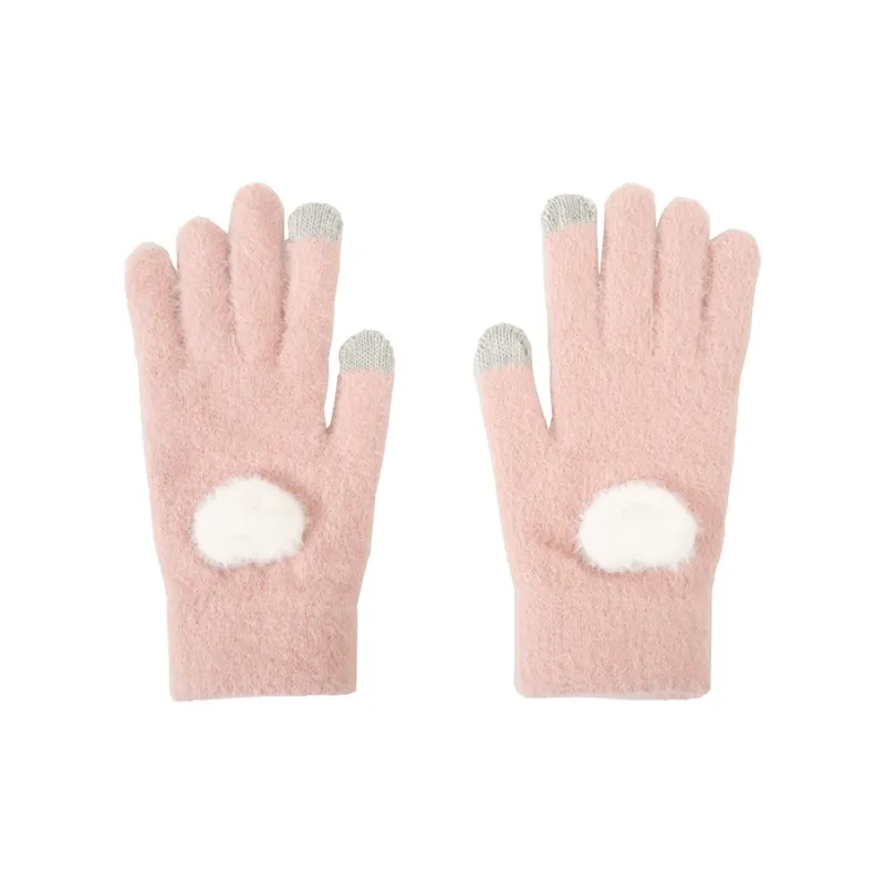 BAIJUAN Knit Gloves Women's-0