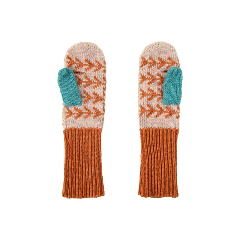 BAIJUAN Knit Gloves Unisex-8