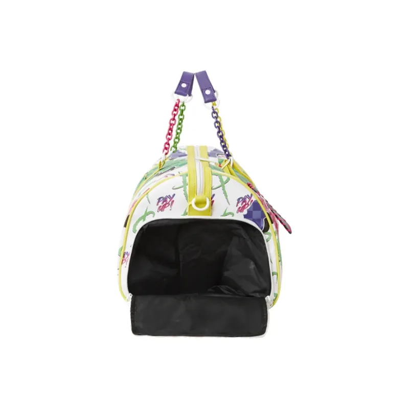 SPRAYGROUND PVC Carry on Bag Travel Bag Handbag Medium Size Unisex Multicolor-4
