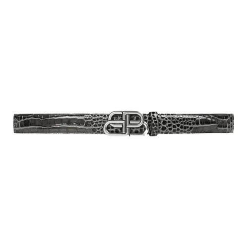 Balenciaga Cow Leather Leather Belts Men's Width: 3.5cm