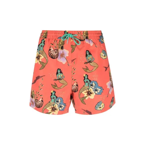 Paul Smith Casual Shorts Men Orange