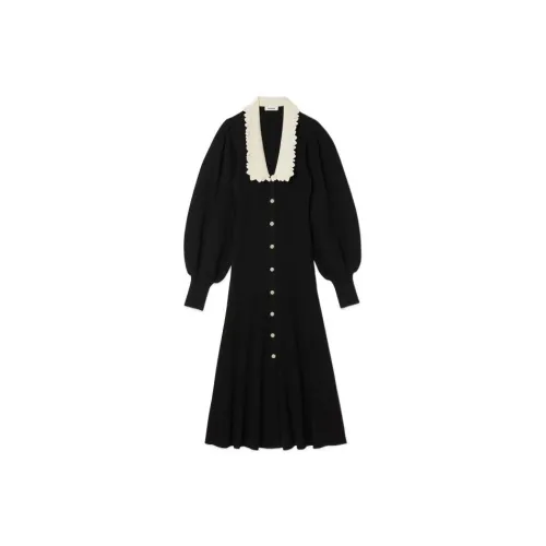 Sandro Long-Sleeved Dresses Women's Black