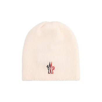 Moncler Logo-appliqué Wool Beanie