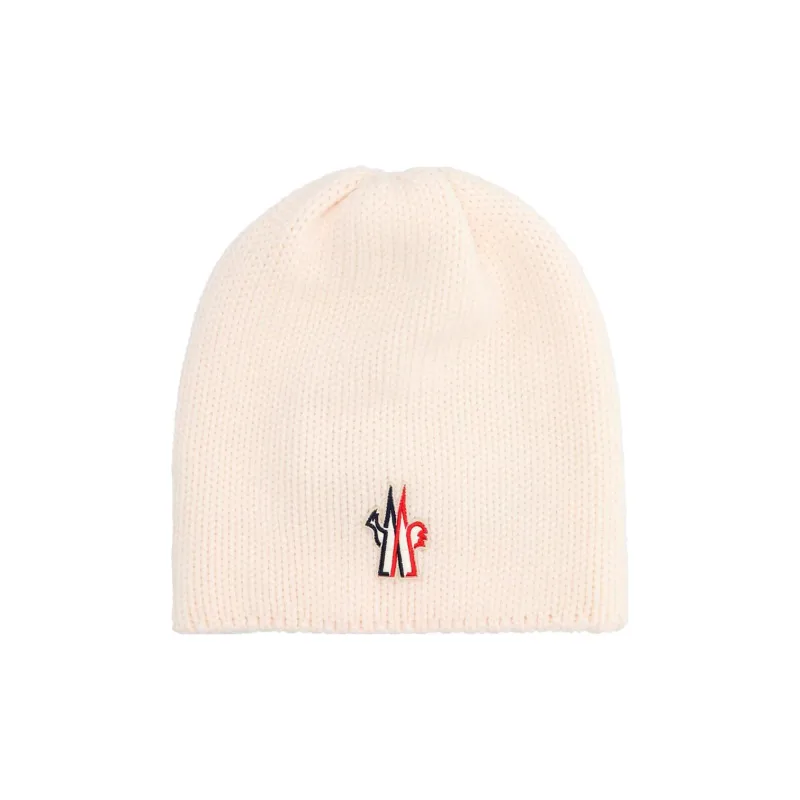 Moncler Logo-appliqué Wool Beanie-0
