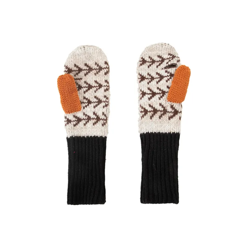 BAIJUAN Knit Gloves Unisex-5