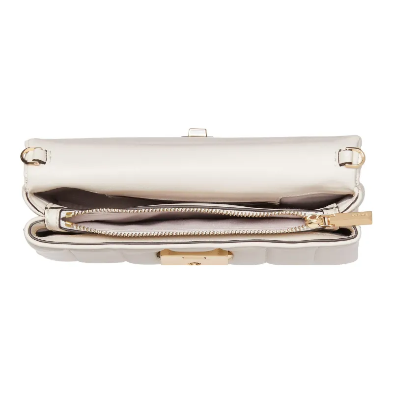 Kate Spade Carlyle Sheepskin Crossbody Bag Shoulder Bag Wallets Women's White-2