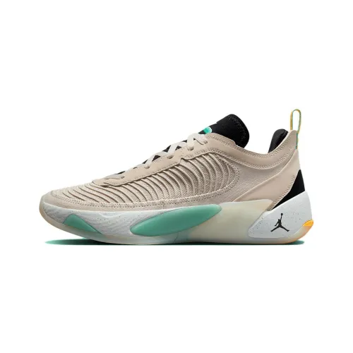 Jordan Luka 1 Basketball Shoes Men Low-Top Beige/Blue/Black/Orange