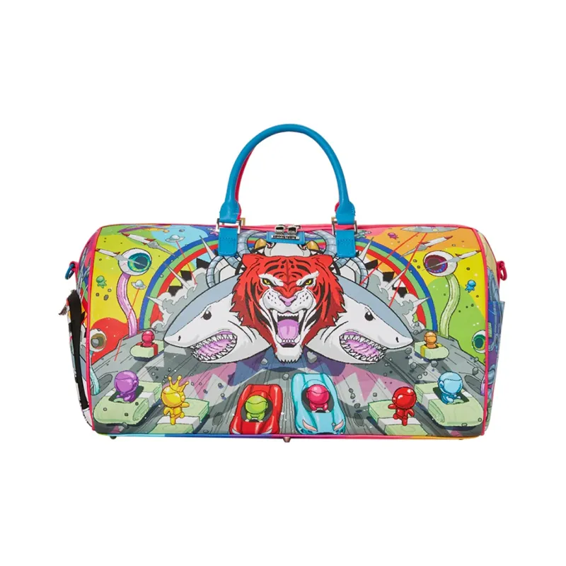 SPRAYGROUND PVC Carry on Bag Travel Bag Handbag Medium Size Unisex Multicolor-1