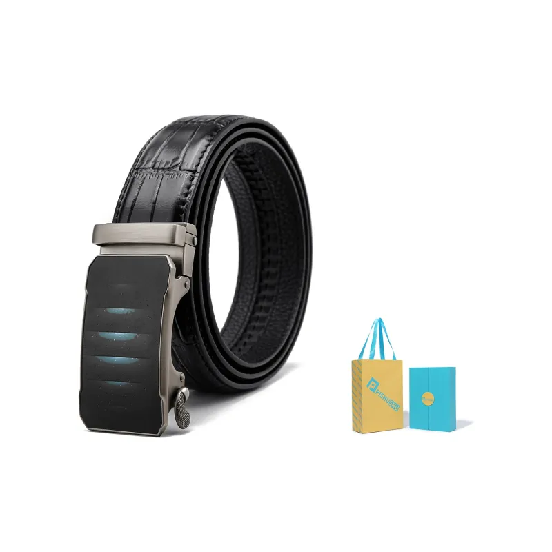 PISHUSHU Leather Belts Men-32