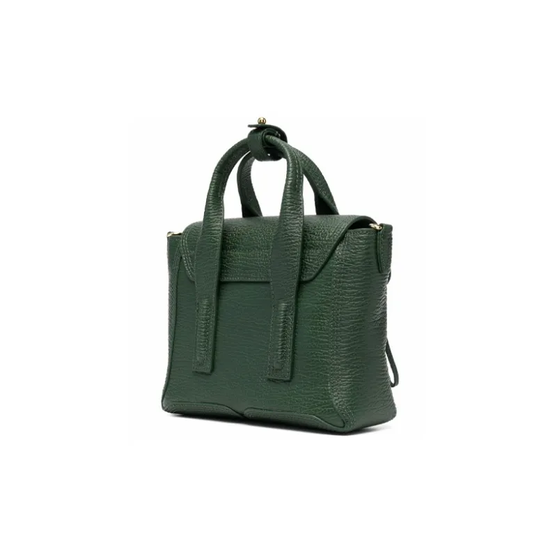 3.1 Phillip Lim Pashli Leather Shoulder Bag Crossbody Bag Handbag Mini Women's Green-2