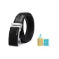 Crocodile Bright Black Silver Buckle+Box Limited Edition