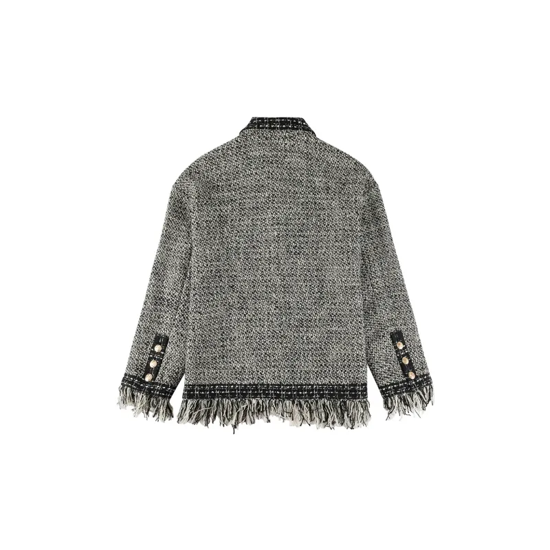 Charlie Luciano Jacket Unisex Black Gray Color-1