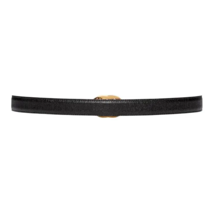GUCCI Fashion Casual GG Smooth Buckle Women's Width: 2.5cm-1