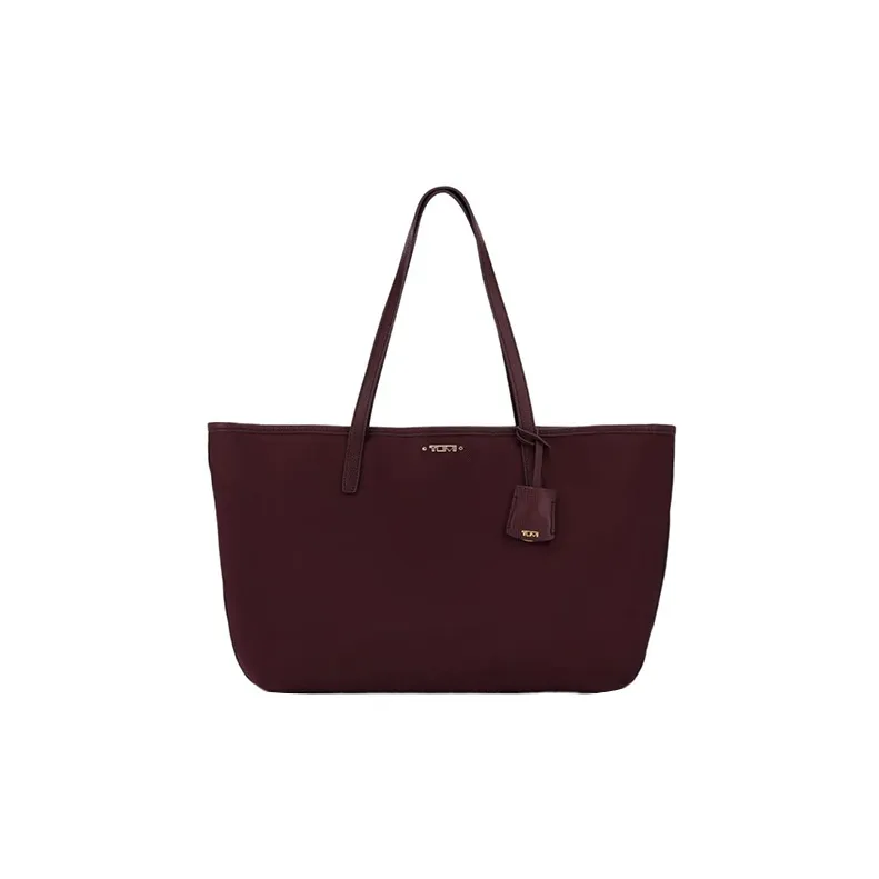 TUMI Voyageur Nylon Tote Bag Shopping Bag Shoulder Bag Handbag Small Size Women's Burgundy-0