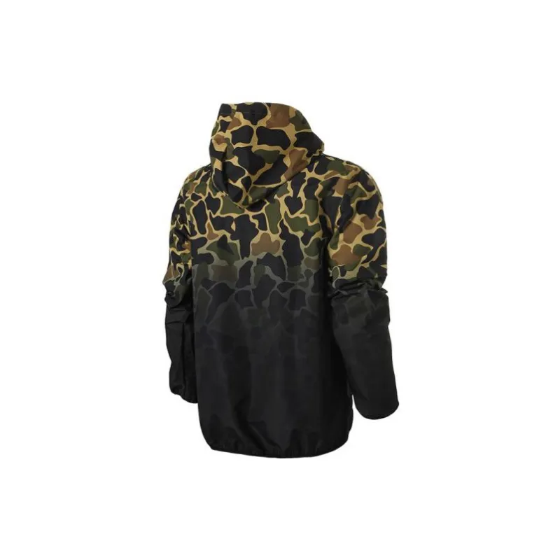 Adidas Originals WINDBREAKER Jackets Coats Men's Black Green-1