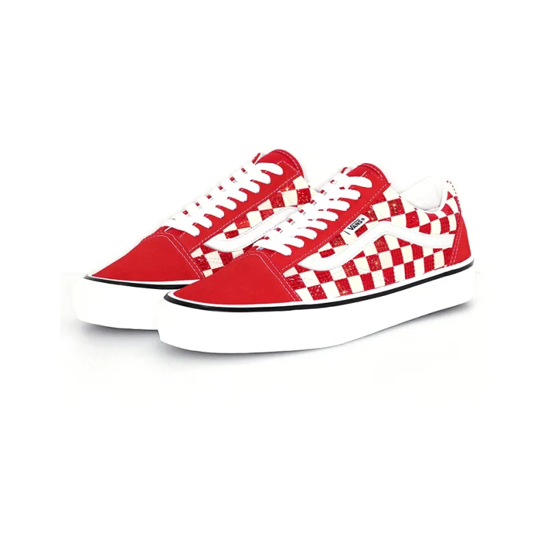 Vans Supreme X Swarovski X Skate Old Skool 'Red'-1