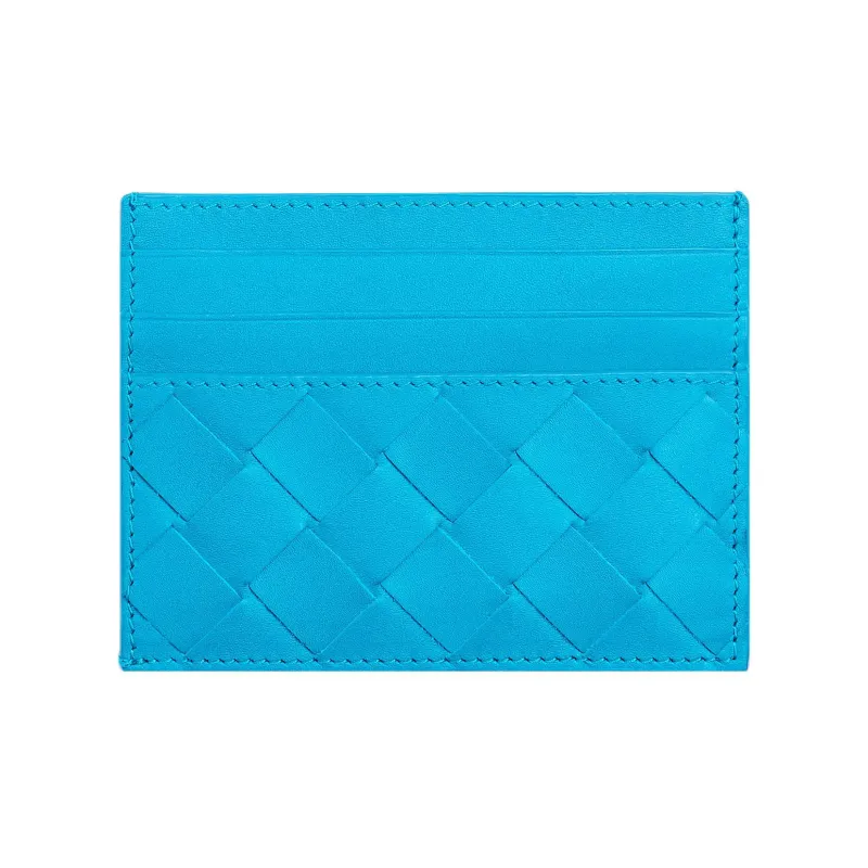 Bottega Veneta Intrecciato Card Case Pool-0