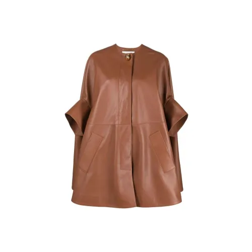 Lanvin Cloaks Women's Camel Brown