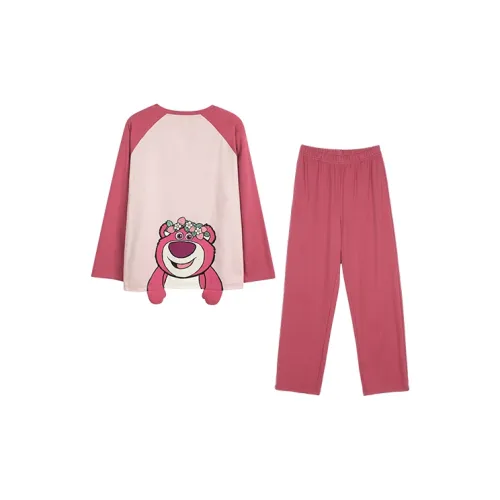Mulong Family Pajama Set Womens Peach