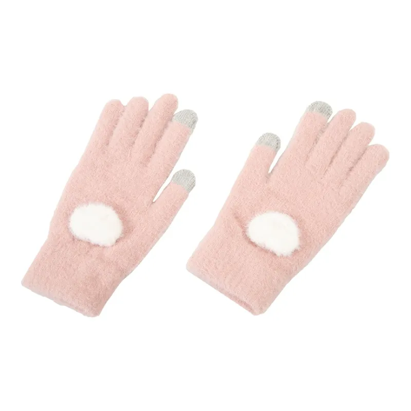 BAIJUAN Knit Gloves Women's-3