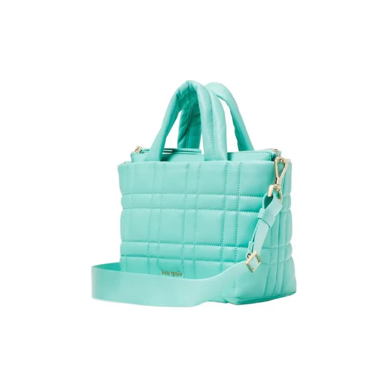 Kate Spade Softwhere Sheepskin Tote Bag Shopping Bag Handbag Shoulder Bag Mini Women's Rain Blue-1