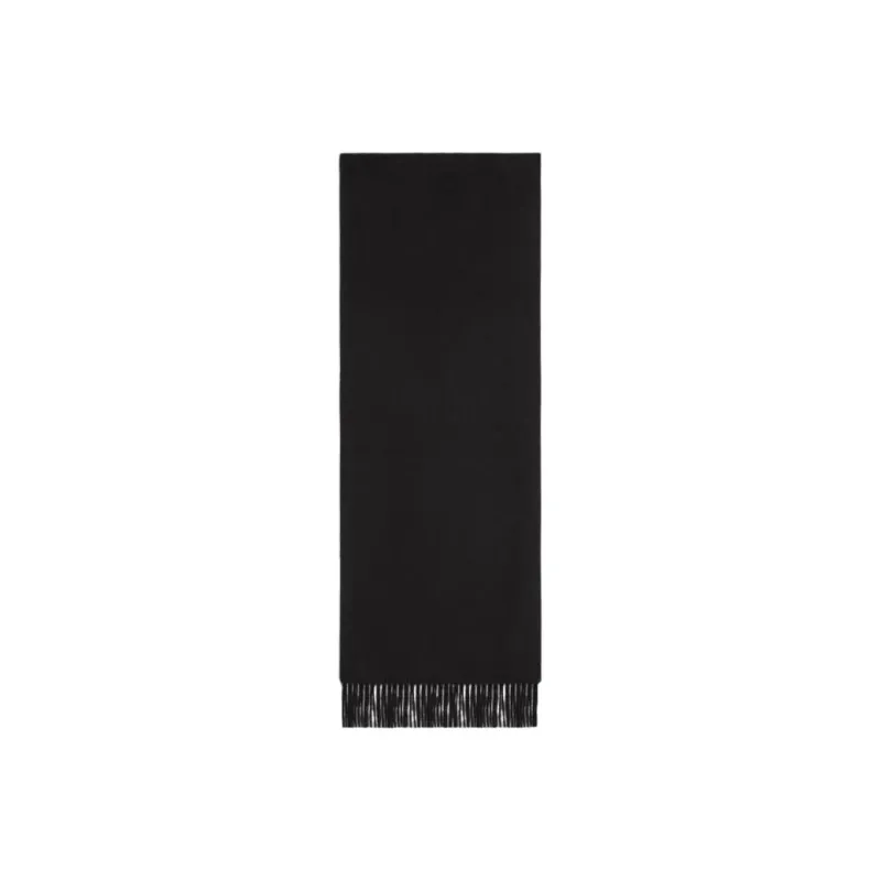 CELINE Knit Scarves Unisex Black-0