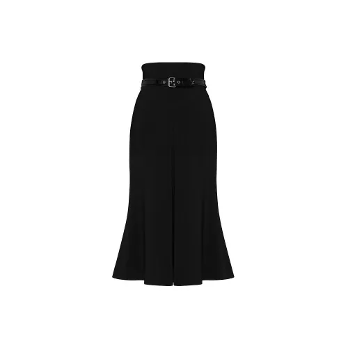 MOSCHINO Casual Long Skirts Women's Black