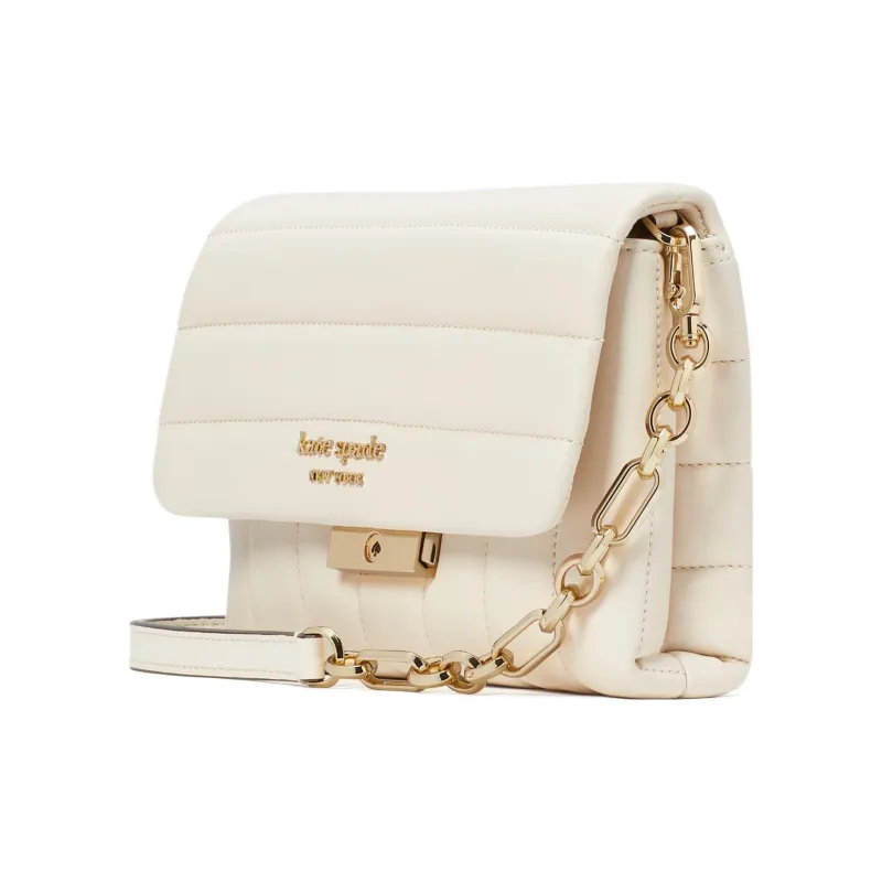 Kate Spade Carlyle Sheepskin Crossbody Bag Shoulder Bag Wallets Women's White-1