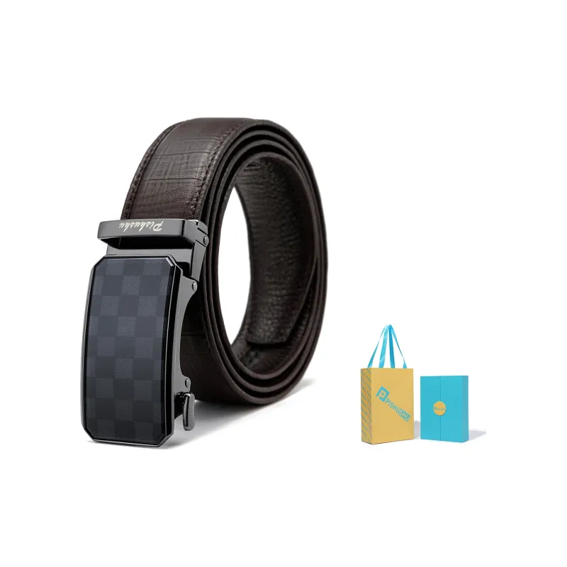 PISHUSHU Leather Belts Men-34
