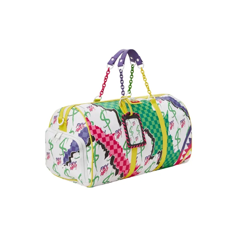 SPRAYGROUND PVC Carry on Bag Travel Bag Handbag Medium Size Unisex Multicolor-3