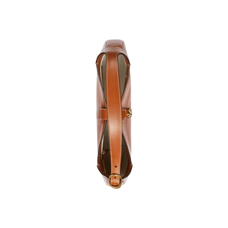 GUCCI Jackie 1961 Leather Crescent Shoulder Bag Shoulder Bag Medium Size Women's Original Brown-6