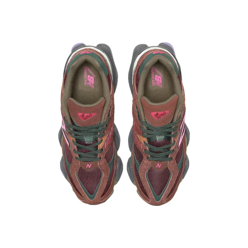 New Balance 9060 Rich Oak Burgundy-3