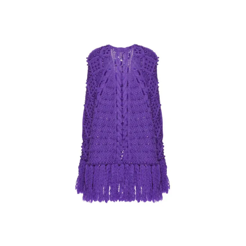 Valentino Sleeveless Dresses Women's Purple-1
