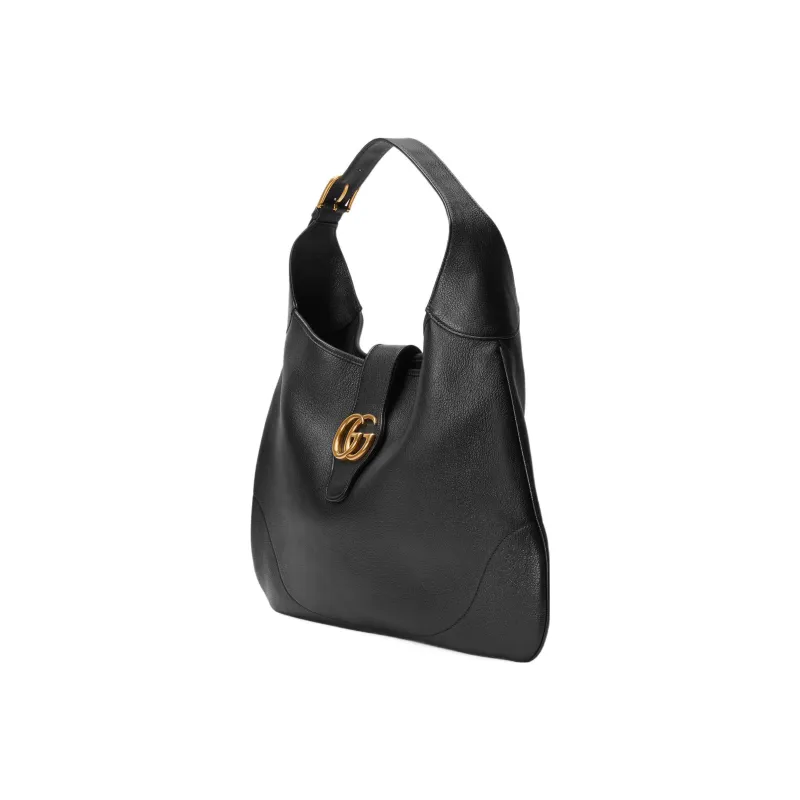GUCCI Aphrodite Leather Handbag, Shoulder Bag Tubas Women's Black-1