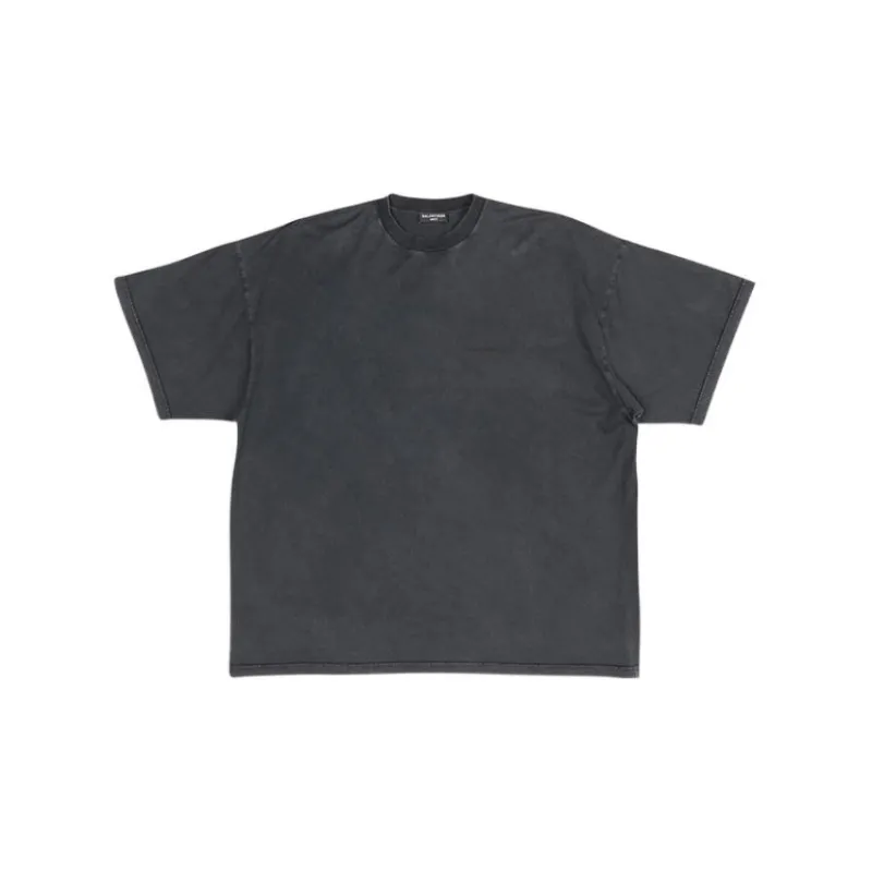 Balenciaga FW22 T Shirt Loose Fit Style Men's Black-0