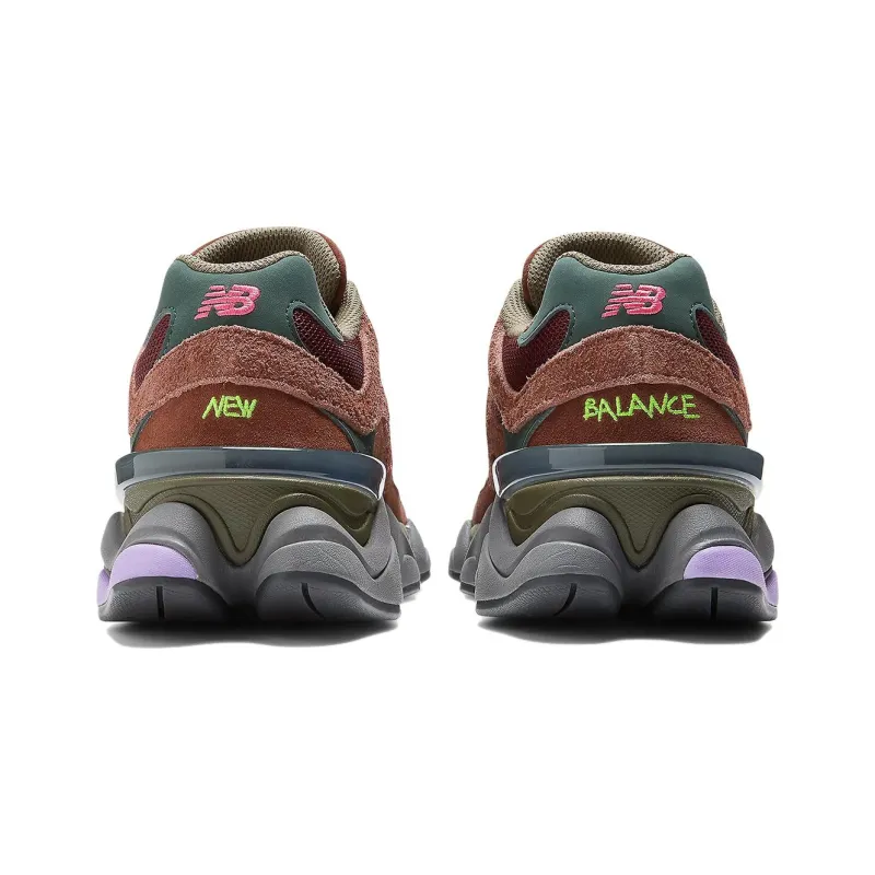 New Balance 9060 Rich Oak Burgundy-4