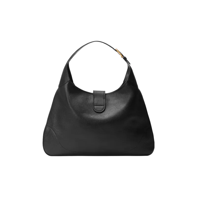 GUCCI Aphrodite Leather Handbag, Shoulder Bag Tubas Women's Black-3