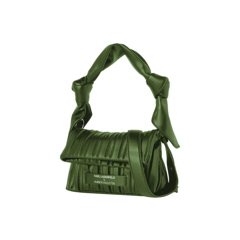KARL LAGERFELD Amber Valletta Collaboration Shoulder Bag, Crossbody Bag, Handbag Mini Women's Green-1