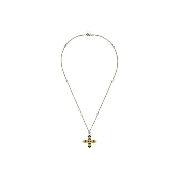 GUCCI 925 Sterling Silver Necklaces Women's