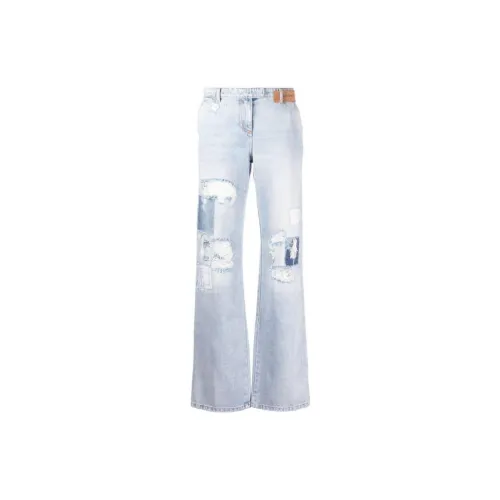 PALM ANGELS Jeans Women's Light Blue