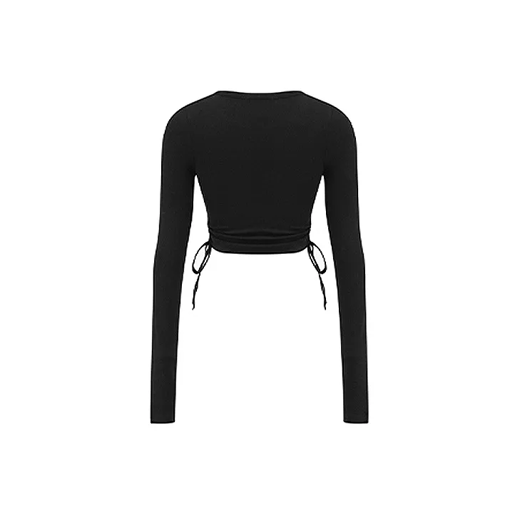 MacyMccoy Long-Sleeved T-Shirt Women's Black-1