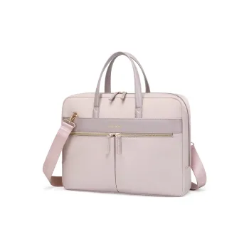 GOLF Fabric Lawyer Bag Handbag Briefcase Laptop Bag Large Size Women's Pink Leather/Elegant Black